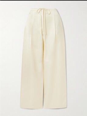NWT Róhe drawstring Satin pants, FR 34 US 2